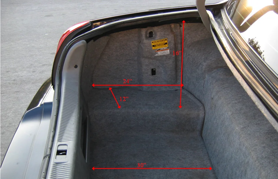 Lincoln Town Car Trunk Side Compartments