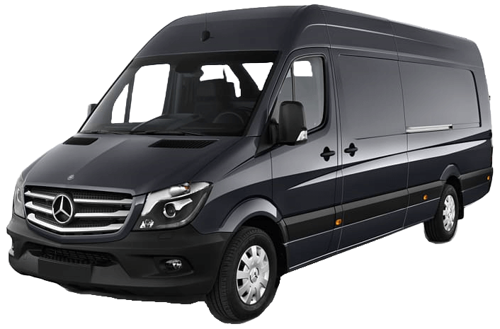 Black Mercedes Sprinter Van